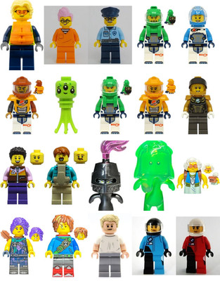Lego City und DreamZzz Minifiguren zum Aussuchen