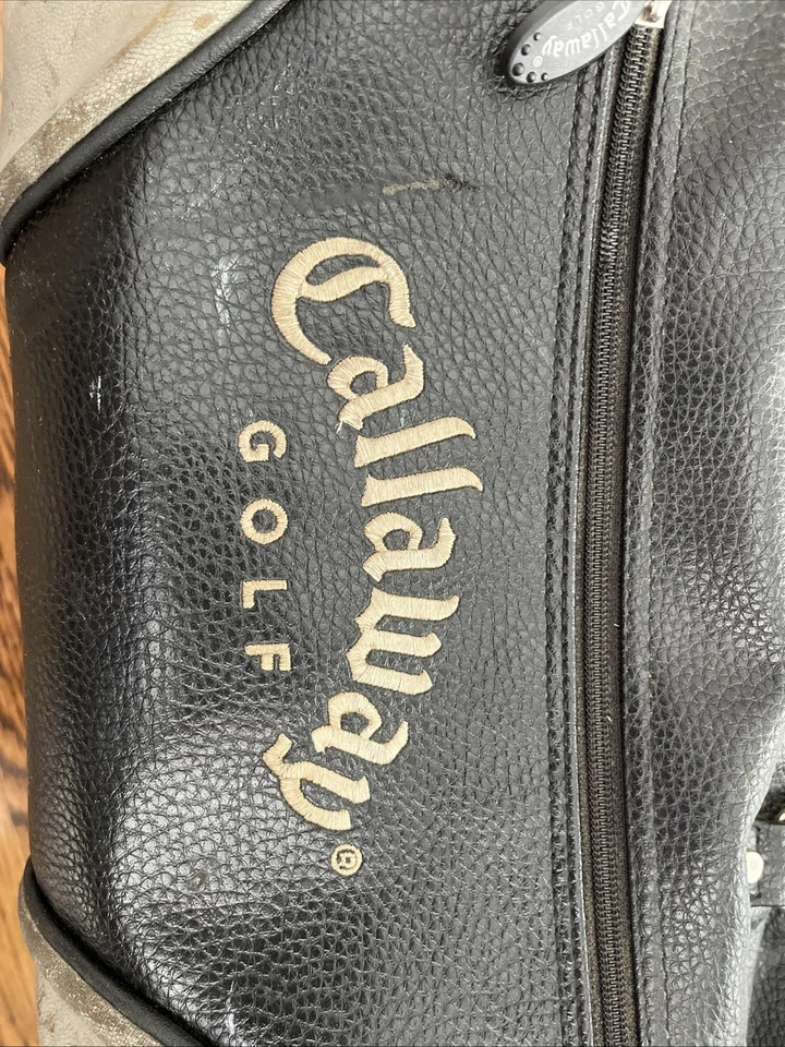 Bolso de Lona de Golf Callaway De Colección Años 90 Viaje al Hombro Llevar Grande Logo Negro Foto 2 de 4