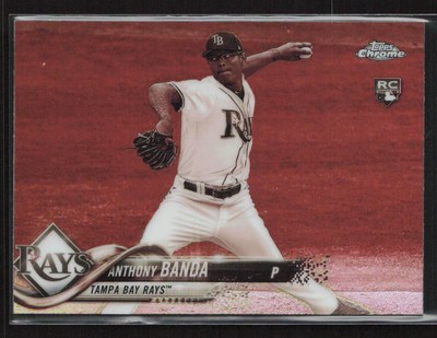 Anthony Banda 2018 Topps Chrome #54 Sepia Refractor Tampa Bay Rays