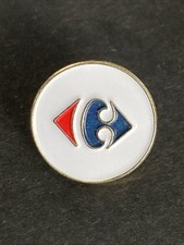 Pin?s Grande Distribution Carrefour Logo Signed Carrefour 91