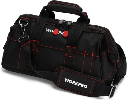 Durable 16" Tool Bag with Waterproof Base & Wide Open Design for Easy Access - Picture 3 of 11