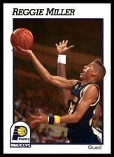 Reggie Miller 1991-92 Hoops #84 Pacers NBA READ FREE SHIPPING AutographDen