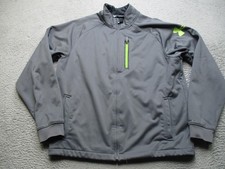 Under Armour Jacket Mens XL Gray Storm ColdGear Infrared Softshell Full Zip
