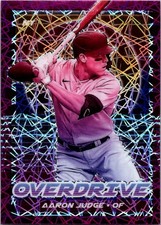 2021 Chronicles Aaron Judge Overdrive Purple Velocity Prizm #18 NY Yankees