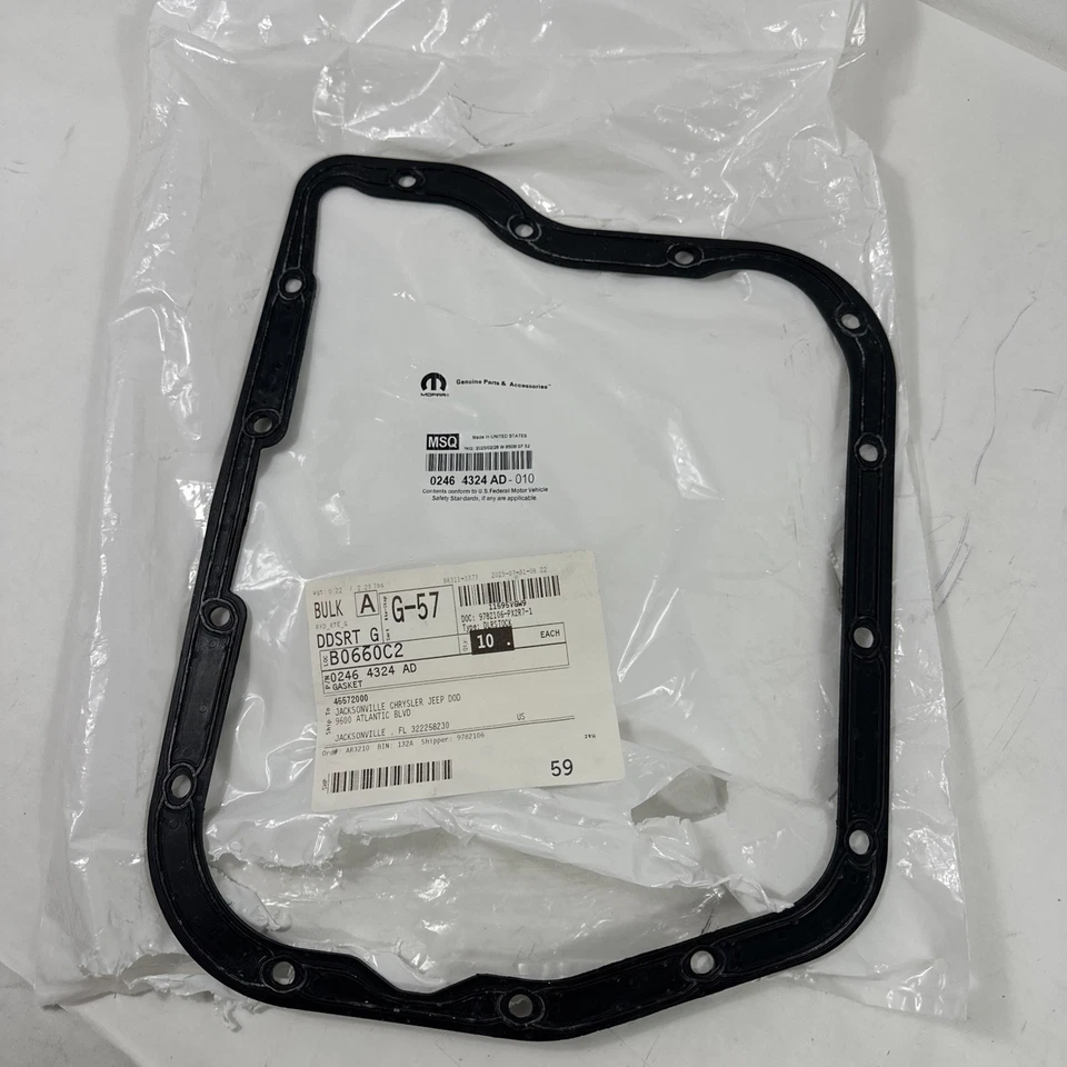 OEM Mopar For Dodge Ram 2500/Ram 3500 2002-2009 Oil Pan Gasket 2464324AB - Image 2 of 2