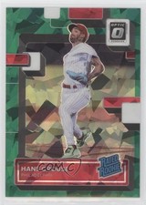 2022 Donruss Optic Rated Rookie Green Cracked Ice Prizm 1/7 Hans Crouse #67 0m4q