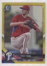 2018 Bowman Chrome Prospects Canary Yellow Refractor 30/75 Kyle Young s3g