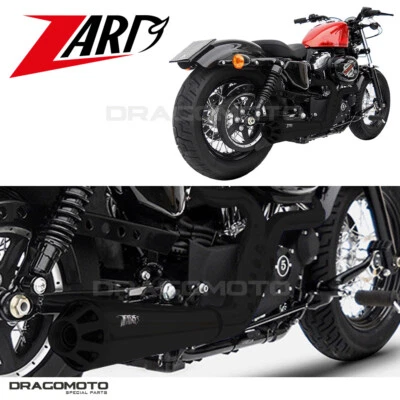 SPORTSTER HARLEY-DAVIDSON 2013 ZARD Ligne complete CONICAL Noir Homologué ZHD... - Photo 1/4