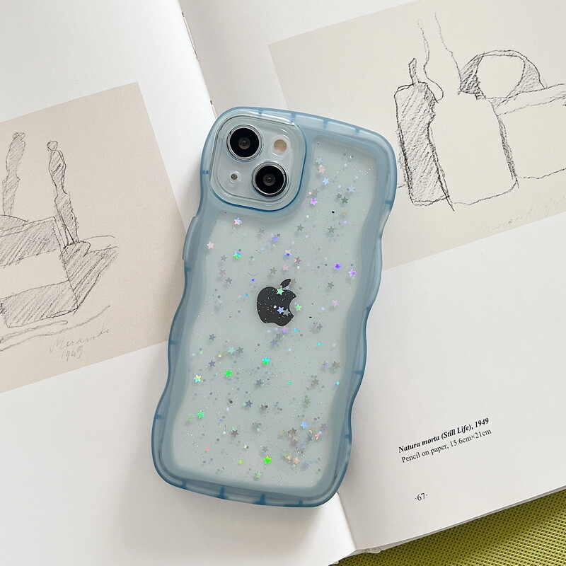 Leuke Mirror Curly Wave Case voor iPhone 11 12 13 Pro Max 13Pro X XR XS Max Soft Make Up Cover Esthetische, groen, voor iPhone XR