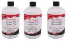 BL Super Nail 16 oz cada acetona pura *Paquete de tres*