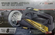 Carsun Tire Inflator for Bikes Cars Trucks Inflatables 150 PSI C3012-1  Sealed