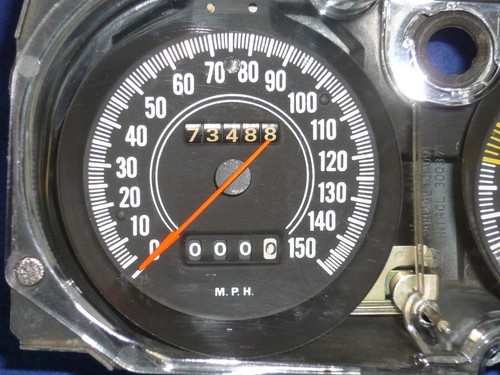 1970-1971 Cuda Barracuda Challenger E Body OEM Rallye Gauge Cluster & Bezel NICE - Picture 7 of 16