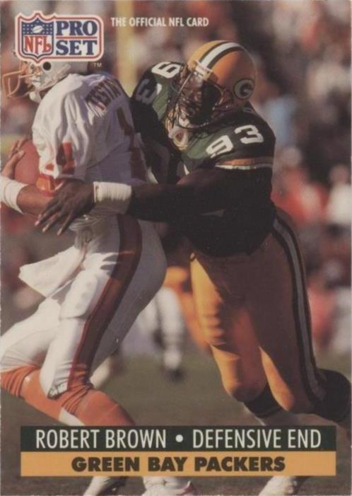 1991 Pro Set Robert Brown #506 - 1 of 2