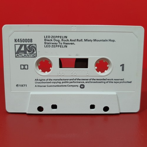 Led Zeppelin 1971 Atlantic Super Rare Singapore Cassette Tape - Picture 4 of 7