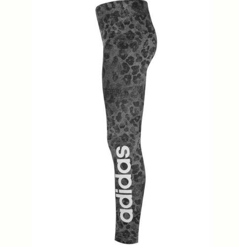 GIRLS ADIDAS LEOPARD PRINT LEGGINGS -AGES  7-8 LAST ONE  BNWT RRP £21.99 - Picture 1 of 2