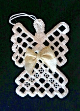 Hardanger Angel Ornaments