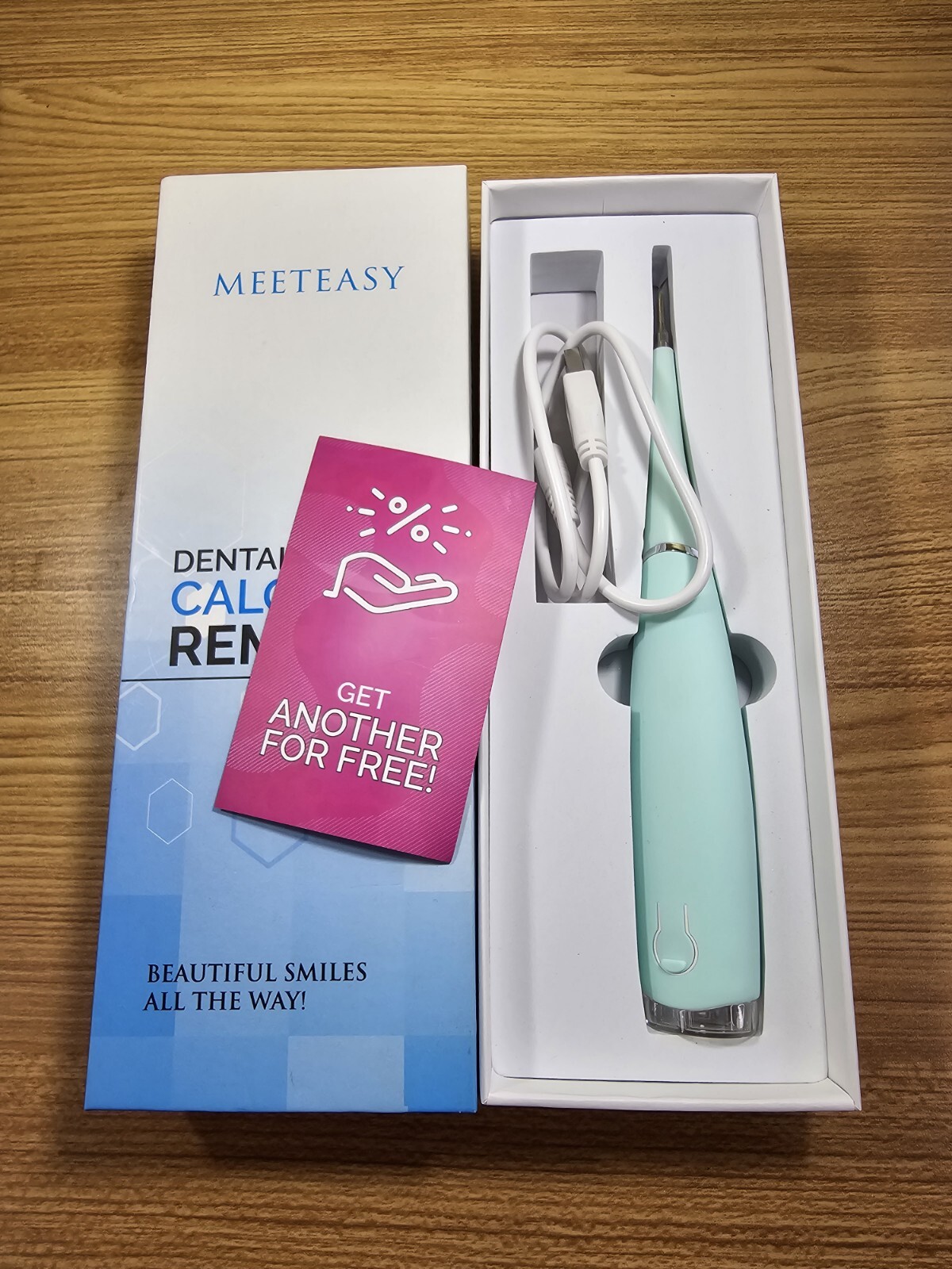 Meeteasy Electric Sonic Dental Calculus Plaque Remover Tool Kit eBay
