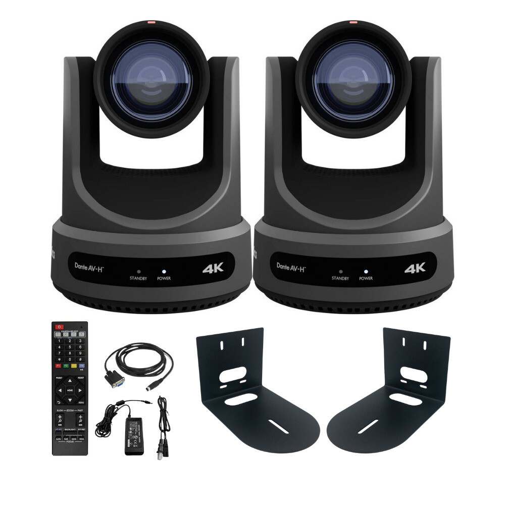 PTZOptics Move SE 20x PTZ Camera - 1080p Full HD, Auto-Tracking, Pan Tilt Zoom For Live Streaming, White