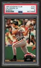 1993 STADIUM CLUB CAL RIPKEN JR. MURPHY #141 BALTIMORE ORIOLES HOF PSA 9 MINT