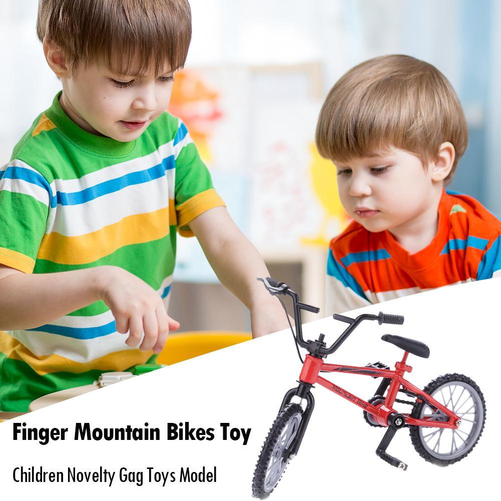 AU Mini Finger Mountain Bikes Diecast Alloy Stents Finger Bicycle Model