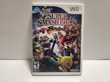 Super Smash Bros Brawl Nintendo Wii Original Case Manual Only