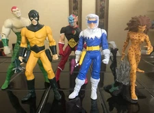 DC Direct Captain Cold, Mirror Master, Cheetah, Amazo, Eclipso - 5 figure lot