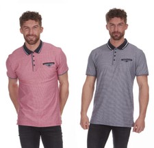 Mens Polo Shrits Contrast Collar 100% Cotton Short Sleve Tee Pique Summer Sale