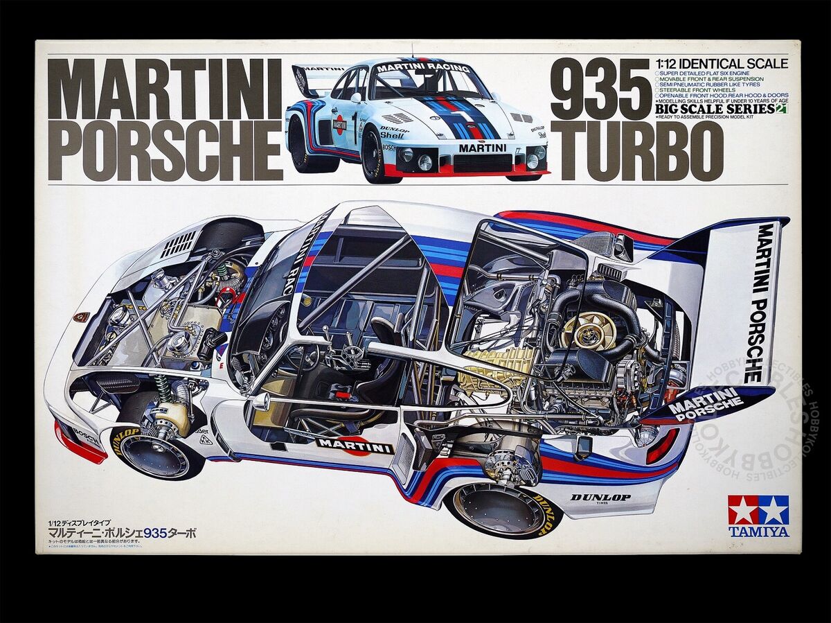 Tamiya 1/12 Martini Porsche 935 Turbo #12023 Big Scale Tamiya 1/12 Martini Porsche 935 Turbo #12023 Big Scale