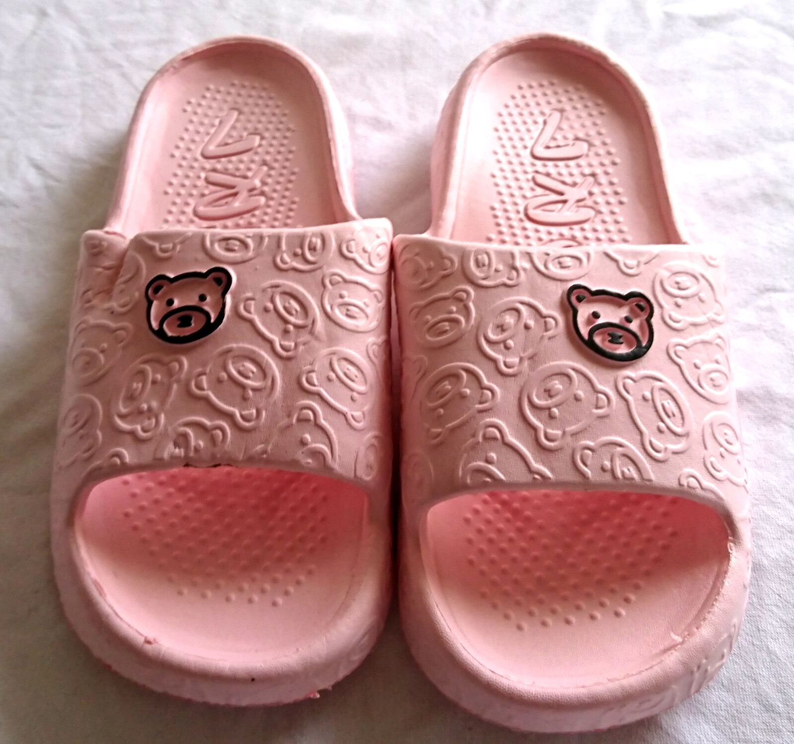 SAOLA Carino cursori orso dei cartoni animati suola morbida leggera 38 39 rosa