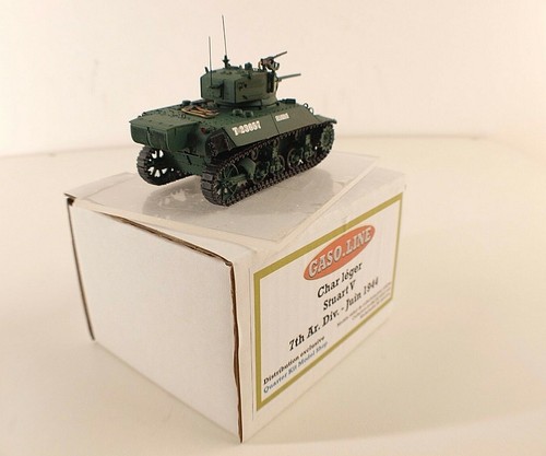 GASO.LINE GAS50145UK Light Char STUART V 7th Ar.Div. June 1944 New Mint Box - Picture 4 of 10