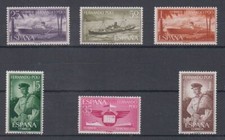 FERNANDO PO SPAIN - ESPAÑA YEAR 1962 COMPLETE YEAR SET WITH ALL THE STAMPS MNH