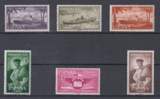 FERNANDO PO SPAIN - ESPAÑA YEAR 1962 COMPLETE YEAR SET WITH ALL THE STAMPS MNH