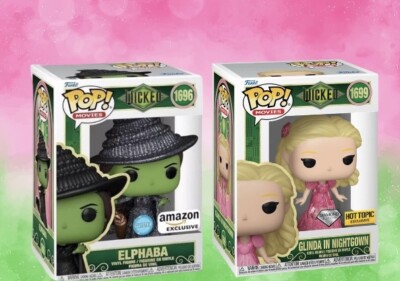 Buy Funko Pop! Vinyl: Wicked - Elphaba & Glinda in Shiz Uniform 2