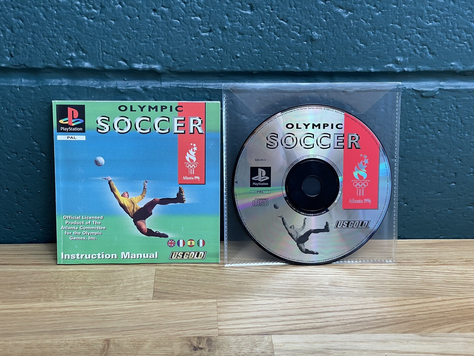 Olympic Soccer - PS1 - Disc And Manual Only