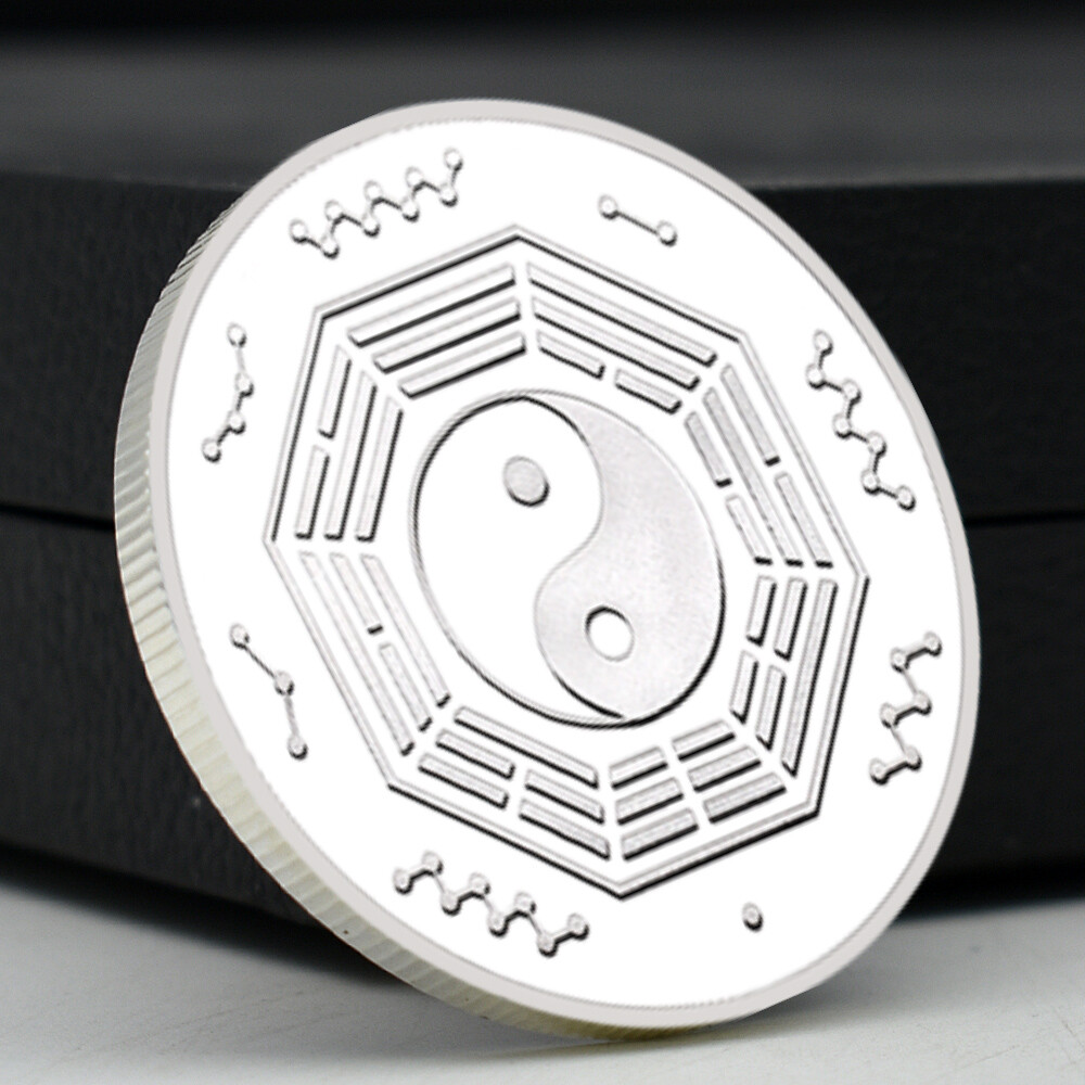 Chinese Vermilion Bird Suzaku Challenge Coin Silver Mythical Feng