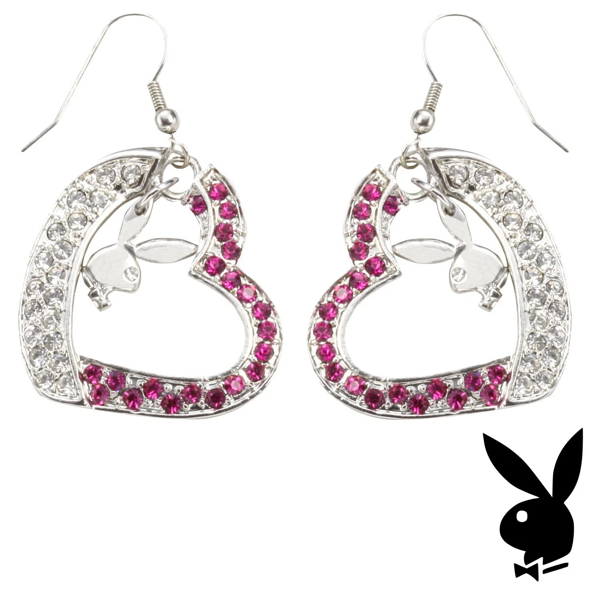 Pink sale playboy earrings