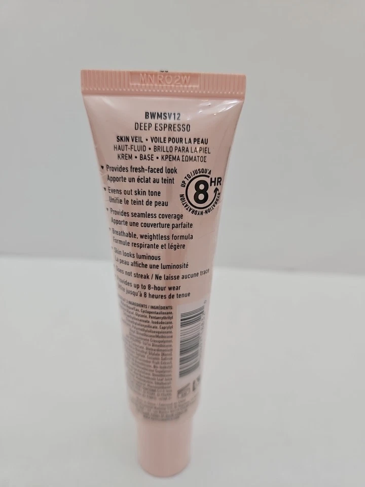 NYX Bare with Me Tinted Skin Veil Bwmsv12 Deep Espresso, NEW Sealed - Image 2 of 2