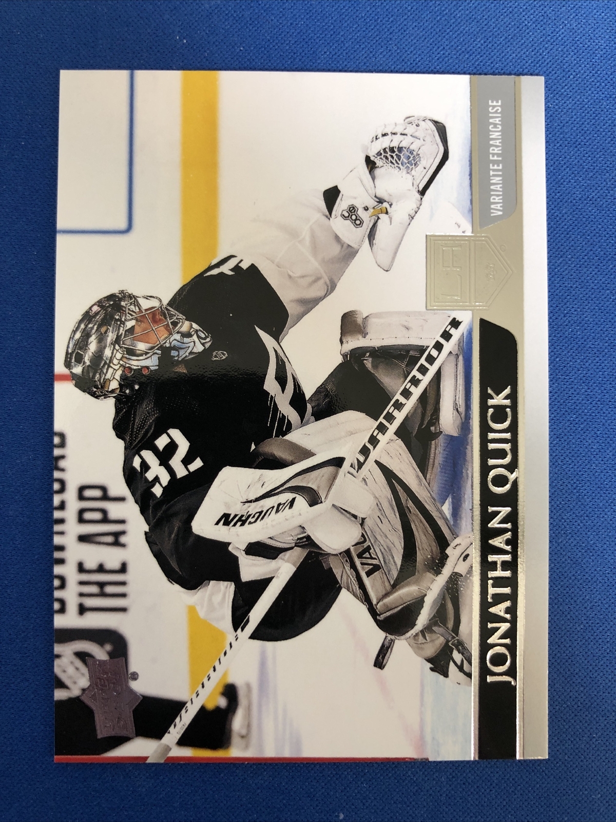 2020-21 Upper Deck French Variation 338 Jonathan Quick Los Angeles Kings