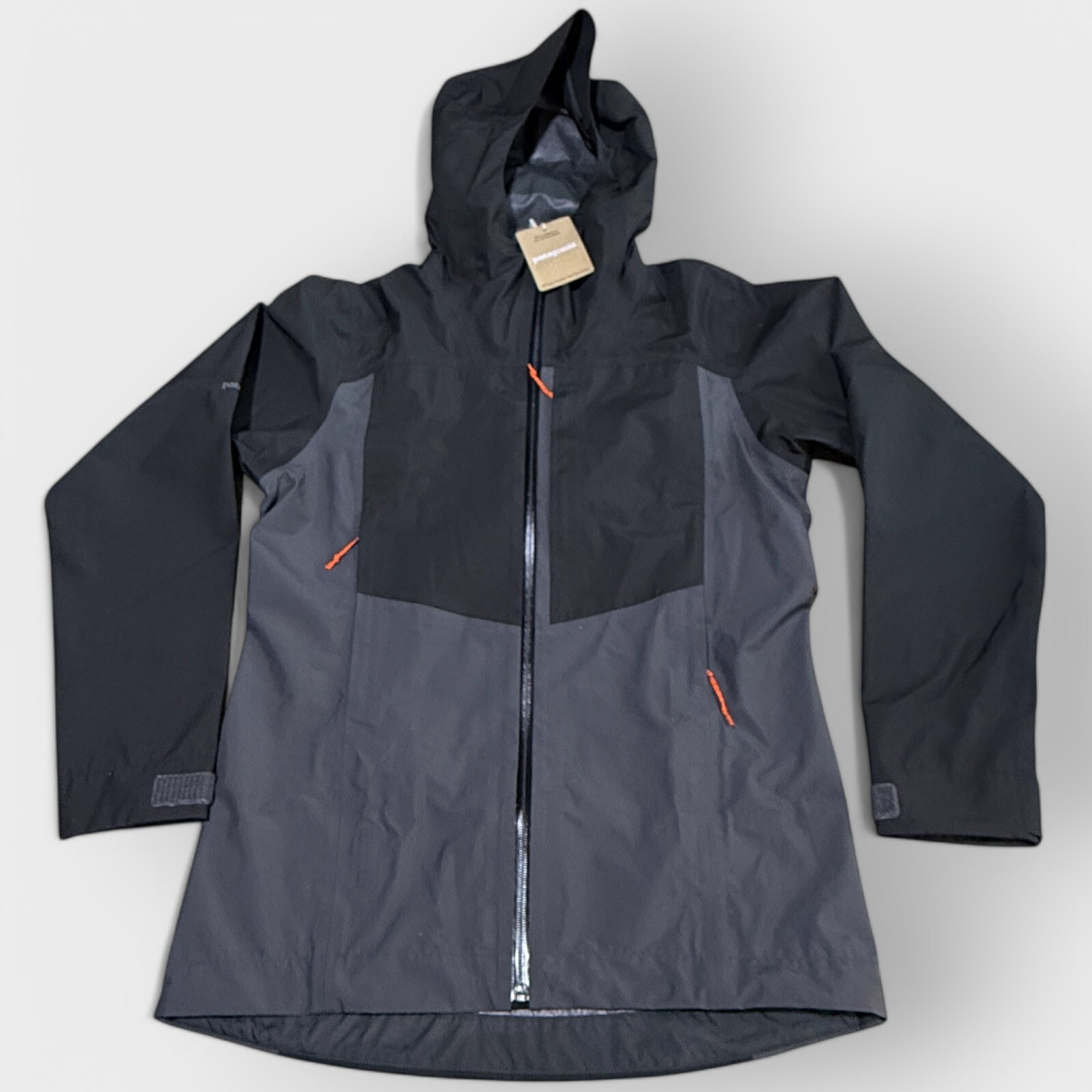 Patagonia Boulder Fork Rain Jacket Women's XS Forge Grey Waterproof H2No 85160