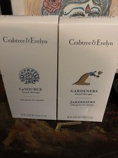 LOT OF 2 CRABTREE EVELYN GARDENERS LA SOURCE HAND THERAPY 3.5 oz