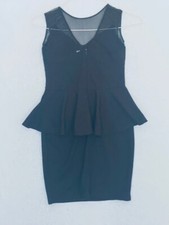 Poof Couture Women’s Size Small Black Dress Zipper