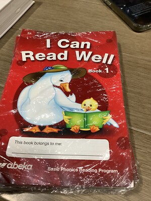 Abeka Basic I Can Read Well Book 1  Basic Phonics -  10 Pack NEW
