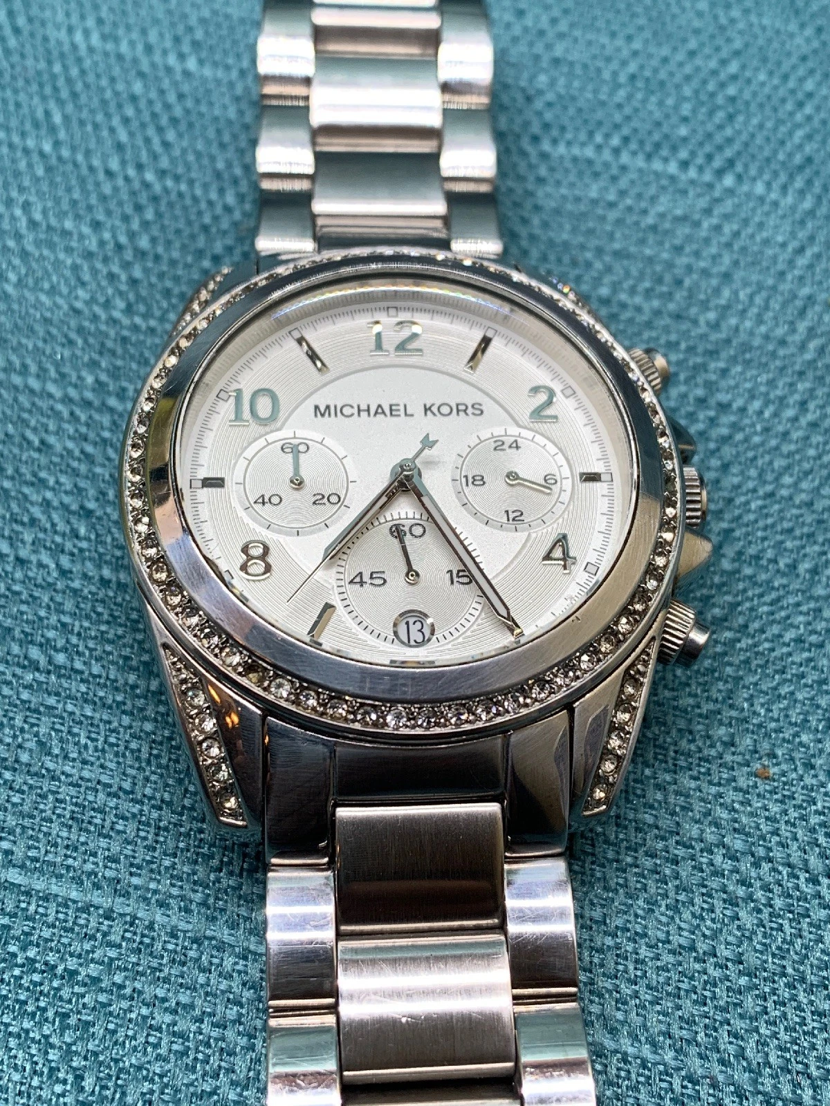 Michael Kors MK5165 analogico donna tono argento vedi foto per condizioni