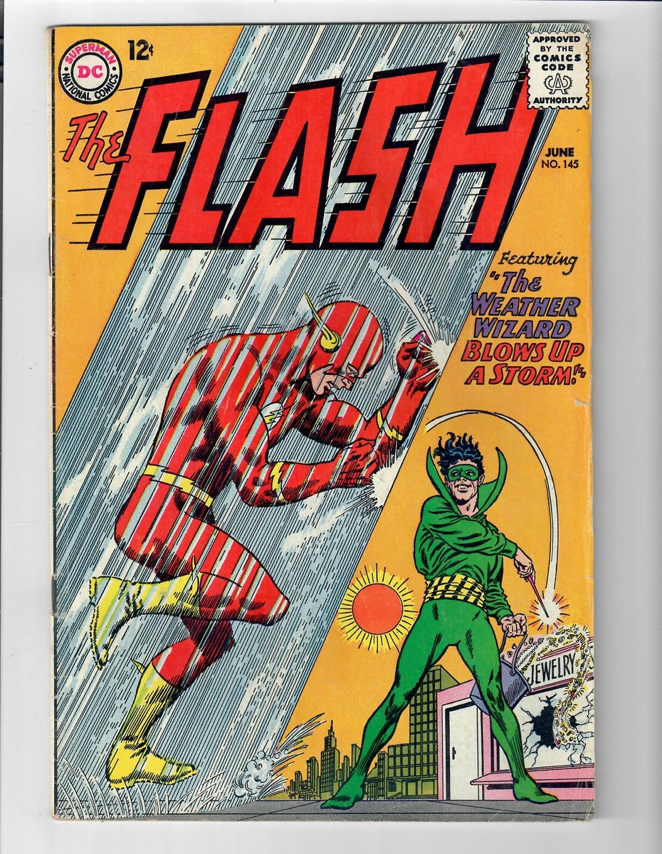 FLASH (Vol. 1) #145 – Grade 7.0 – Battles Weather Wizard! | eBay