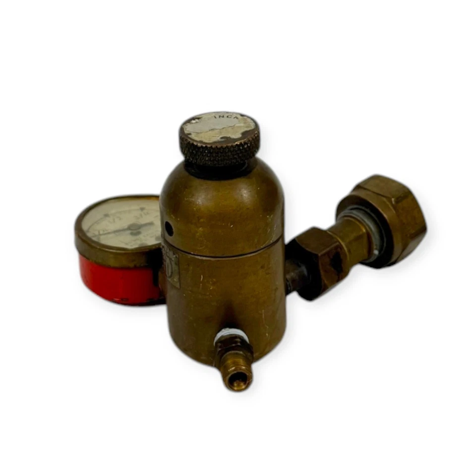 Regulador de gas comprimido Goss CGA 520 221-R K3 EA20 con medidor, hecho en EE. UU. Foto 4 de 4