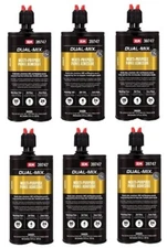 SEM 7oz Dual Mix Multi Purpose Auto Body Panel Bonding Adhesive 39747 (6 Pack)