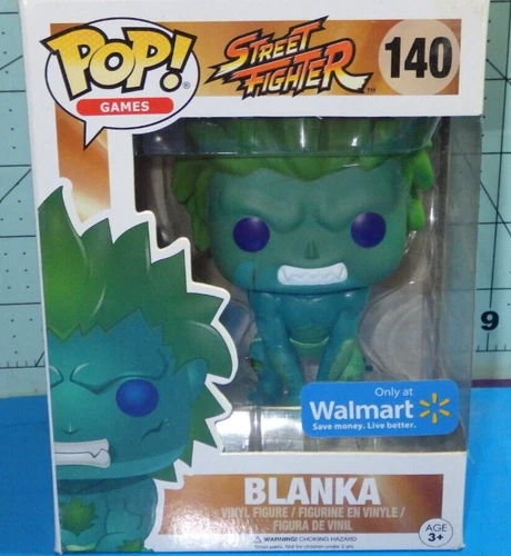 Street Fighter Blanka FUNKO POP!  140 Walmart Exclusive with Protector Capcon