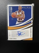 2020-21 Panini Immaculate Tony Delk 11/75 HERALDED SIGNATURES AUTO SIG!