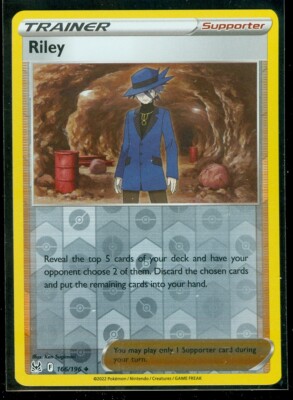 Pokemon RILEY 166/196 - Lost Origin - Rev Holo - MINT | eBay