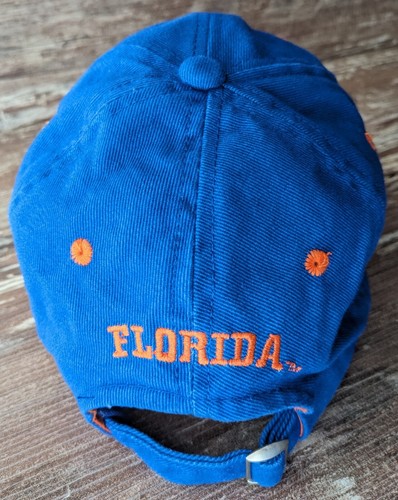 Signatures Florida Gators Mütze Erwachsene verstellbarer Riemenrücken bestickt blau Kappe - Bild 2 von 8